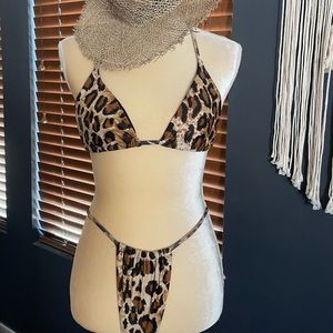 Animal Leopart print 2 piece bikini